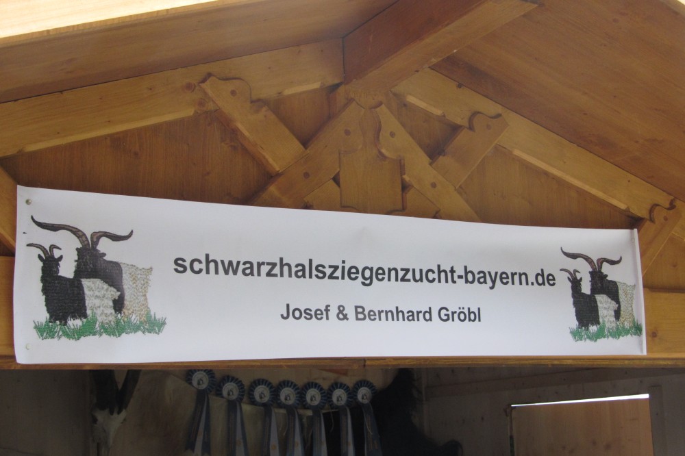 Foto Schwarzhalsziegenzucht Bayern auf der WIR-Messe