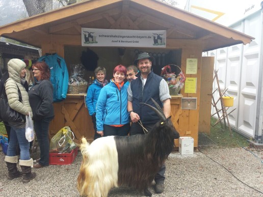 Foto Schwarzhalsziegenzucht Bayern auf der WIR-Messe